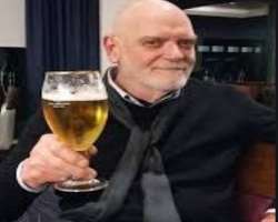 Angus MacInnes consuming alcohol